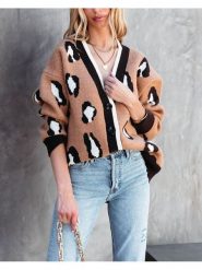 Milan Kiss Kardigan w kolorze beżowym rozmiar: S. Brązowe swetry Milan Kiss, s, bez wzorów, bez ramiączek. Za 152.99 zł.