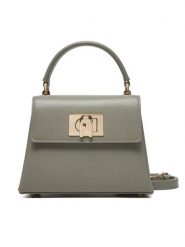 Furla Torebka 1927 WB00109 ARE000 AG700 Zielony. Zielone torebki klasyczne Furla, bez wzorów, ze skóry, bez dodatków. Za 1,859.00 zł.