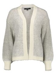 Vero Moda Kardigan w kolorze szarym rozmiar: XS. Szare swetry Vero Moda, xs, bez wzorów, ze splotem, bez ramiączek. Za 57.06 zł.