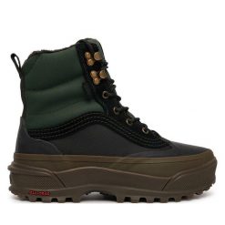Trekkingi Vans. Zielone buty trekkingowe Vans, bez wzorów, bez zapięcia, trekkingowe. Za 729.99 zł.
