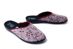 ADANEX 28858 DIL3VD bordowy, kapcie damskie. Czerwone kapcie Adanex, bez wzorów. Za 59.99 zł.