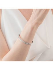 COEUR DE LION Bransoletka z kryształami rozmiar: onesize. Szare bransoletki COEUR DE LION, z kryształem, ze stali. Za 215.71 zł.