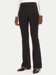 HUGO Spodnie palazzo Nalvasi 50542730 Czarny Wide Leg. Czarne spodnie materiałowe Hugo, bez wzorów, z materiału. Za 519.99 zł.