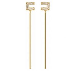 Kolczyki Elisabetta Franchi. Żółte kolczyki Elisabetta Franchi, złote. Za 859.99 zł.