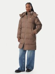 Calvin Klein Jeans Kurtka puchowa LV047H502G Beżowy ciemny Regular Fit. Brązowe kurtki Calvin Klein Jeans, m, bez wzorów, z jeansu, bez kaptura. Za 1,299.00 zł.