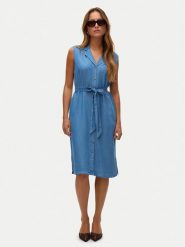 Vero Moda Sukienka letnia Bree 10304888 Niebieski Regular Fit. Niebieskie sukienki Vero Moda, l, bez wzorów, z lyocellu, bez kołnierzyka, bez ramiączek. Za 179.99 zł.