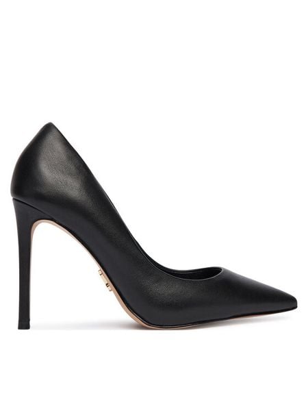 Steve Madden Szpilki Thrive Pump SM11003887 Czarny. Czarne szpilki Steve Madden, bez wzorów, ze skóry, bez obcasa, na szpilce, bez zapięcia. Za 415.99 zł.
