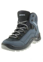 Buty trekkingowe damskie Lowa Renegade Mid Gtx. Niebieskie buty trekkingowe Lowa, na zimę, z materiału, za kostkę, bez zapięcia. Za 1,059.99 zł.