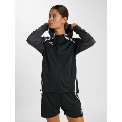 Damska bluza z kapturem na zamek Hummel Lead 2.0. Czarne bluzy z kapturem Hummel, bez wzorów, z kapturem. Za 337.50 zł.