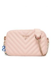 Guess Torebka J4GZ23 WFZL0 Różowy. Czerwone kopertówki Guess, z aplikacjami, ze skóry, wizytowe, bez dodatków. Za 249.99 zł.