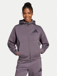 Adidas Bluza Z.N.E. JD5985 Szary Loose Fit. Szare bluzy adidas, m, bez wzorów, z bawełny, bez kaptura. Za 319.99 zł.