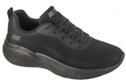 Buty sportowe Sneakersy damskie, BOBS Infinity. Czarne buty treningowe Skechers, bez wzorów, z materiału, przed kostkę, bez zapięcia, trekkingowe. Za 249.99 zł.