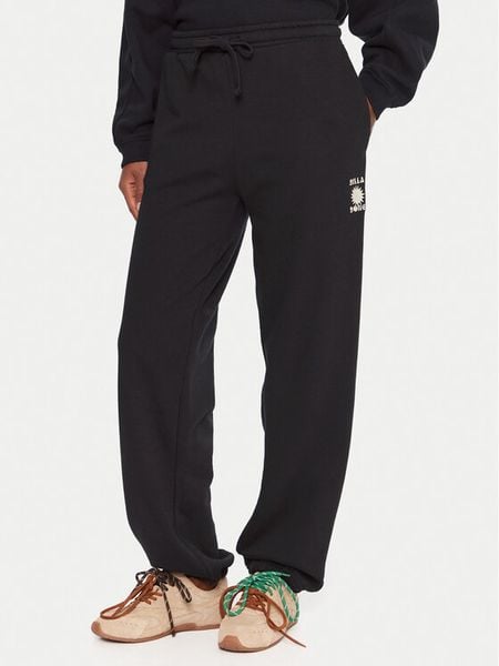 Billabong Spodnie dresowe So Sunny EBJFB03003 Czarny Relaxed Fit. Czarne spodnie dresowe Billabong, bez wzorów, z bawełny. Za 239.99 zł.