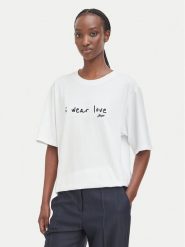 BOSS T-Shirt C_Eregular_9 50571491 Biały Relaxed Fit. Białe t-shirty Boss, xl, bez wzorów, z bawełny, bez kołnierzyka, bez ramiączek. Za 279.99 zł.
