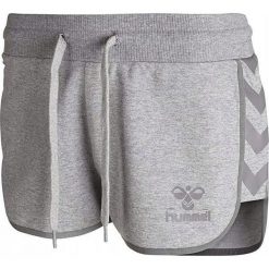 Spodenki treningowe damskie Hummel Classic Bee Womens Tech Shorts szare. Szare szorty sportowe Hummel, bez wzorów, na fitness i siłownię. Za 65.00 zł.