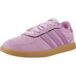 Buty ADIDAS BREAKNET SLEEK J Rose. Czerwone buty trekkingowe adidas, bez wzorów, ze skóry, bez zapięcia. W wyprzedaży za 177.60 zł.