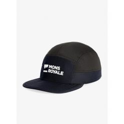 Czapka z daszkiem Mons Royale Velocity Trail Cap - black. Czarne czapki z daszkiem Mons Royale, bez wzorów. Za 114.99 zł.