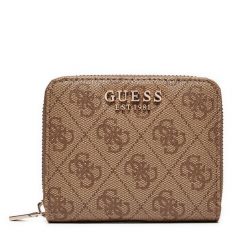 Mały Portfel Damski Guess. Czerwone portfele Guess, z aplikacjami. Za 229.99 zł.
