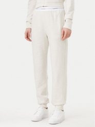 Calvin Klein Underwear Spodnie dresowe 000QS7271E Beżowy Regular Fit. Brązowe spodnie dresowe Calvin Klein Underwear, bez wzorów, z bawełny. Za 169.99 zł.