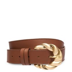 Pasek Guess. Brązowe paski Guess, z aplikacjami. Za 324.99 zł.