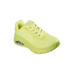 Buty sportowe damskie Skechers Uno Flex Spring On. Żółte buty sportowe lifestyle Skechers, bez wzorów, sportowe, bez zapięcia. Za 490.00 zł.