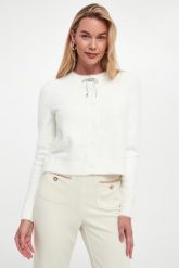 Kardigan damski z kokardką JOSEPH RIBKOFF. Swetry Joseph Ribkoff, xs, bez wzorów, bez ramiączek. Za 669.00 zł.