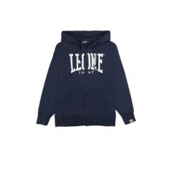Bluza zimowa Leone 1947 Basic Kinder Kapuzen z reißverschluss. Niebieskie bluzy LEONE 1947 APPAREL, na zimę, bez wzorów, z bawełny, sportowe, bez ramiączek, bez kaptura. W wyprzedaży za 107.36 zł.