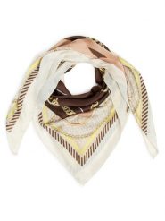 Liu Jo Collection Szalik damski Kobiety Sztuczne włókno beżowy|brązowy nadruk, ONE SIZE. Brązowe szaliki i kominy Liu Jo Collection, bez wzorów, z włókna. Za 199.95 zł.