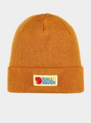 Czapka zimowa Fjallraven Vardag Classic Beanie - acorn. Żółte czapki zimowe Fjällräven, bez wzorów, z dzianiny, klasyczne. Za 137.49 zł.