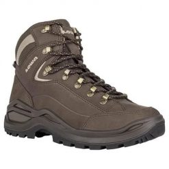 Buty trekkingowe damskie Lowa Renegade Evo Ll Mid Gtx. Brązowe buty trekkingowe Lowa, z materiału, za kostkę, bez zapięcia. Za 974.00 zł.