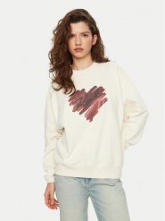 KARL LAGERFELD Bluza A1W20045 Écru Regular Fit. Bluzy KARL LAGERFELD, xs, bez wzorów, z bawełny, bez kaptura. Za 599.99 zł.