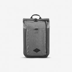 Plecak turystyczny Quechua NH500 Escape Rolltop 23 litry. Szare plecaki QUECHUA, bez wzorów, bez dodatków. Za 169.99 zł.