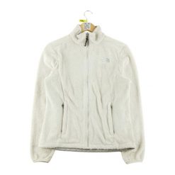 Damska beżowa kurtka polarowa Osito TNF. Brązowe kurtki The North Face, bez wzorów, z polaru, sportowe, bez kaptura. Za 127.76 zł.