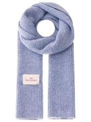 Zwillingsherz Szal w kolorze niebieskim z dodatkiem wełny - 200 x 30 cm rozmiar: onesize. Niebieskie szaliki i kominy Zwillingsherz, bez wzorów, z materiału. Za 176.08 zł.