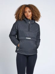 Kurtka damska Hummel hmlayda. Czarne kurtki Hummel, na jesień, xs, bez wzorów, z materiału, klasyczne, z kapturem. Za 359.80 zł.