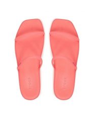 Crocs Klapki Miami Two Strap Sandal 209795 Różowy. Czerwone klapki Crocs, bez wzorów, z tworzywa sztucznego, bez obcasa, bez zapięcia. Za 179.99 zł.