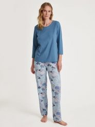 Calida Spodnie dresowe w kolorze błękitnym rozmiar: L. Niebieskie spodnie dresowe Calida, bez wzorów, z bawełny. Za 131.12 zł.