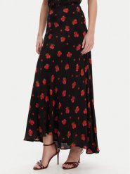 BARDOT Spódnica 59754SB2 Czarny Regular Fit. Czarne spódnice Bardot, bez wzorów, z wiskozy, maxi. Za 339.99 zł.