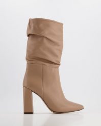 BOTKI NA OBCASIE LUANA1470 NAP CA. Botki Venezia, bez wzorów, ze skóry, bez obcasa, na obcasie, bez zapięcia. Za 339.00 zł.