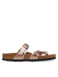 Birkenstock Japonki Mayari 1029817 Różowy. Czerwone japonki Birkenstock, bez wzorów, ze skóry. Za 399.99 zł.