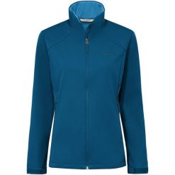 Kurtki Damska kurtka softshellowa Everhike. Niebieskie kurtki Vaude, s, bez wzorów, z materiału, sportowe, bez kaptura. Za 469.00 zł.