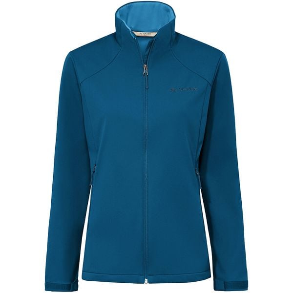Kurtki Damska kurtka softshellowa Everhike. Niebieskie kurtki Vaude, s, bez wzorów, z materiału, sportowe, bez kaptura. Za 469.00 zł.
