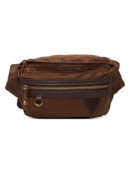 Guess Saszetka w kolorze jasnobrązowym - 37 x 15 x 7 cm rozmiar: onesize. Brązowe nerki i saszetki Guess, z aplikacjami, z materiału, sportowe, bez dodatków. Za 254.95 zł.