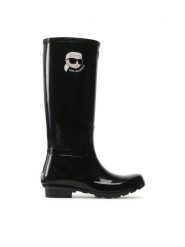 KARL LAGERFELD Kalosze KL47090N Czarny. Czarne kalosze KARL LAGERFELD, bez wzorów, z tworzywa sztucznego, bez zapięcia. Za 799.99 zł.