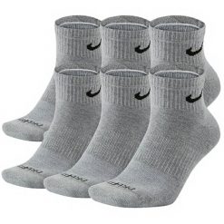 Skarpetki treningowe Nike Everyday Cushion Crew DRI-FIT SX6899-064 6 pack. Szare skarpetki Nike, bez wzorów. Za 79.90 zł.
