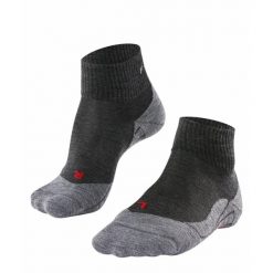 Krótkie skarpety damskie Falke TK5. Szare skarpetki Falke, bez wzorów, z poliamidu. Za 119.50 zł.