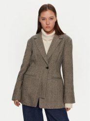 Karen by Simonsen Marynarka Rigmor 10105088 Szary Oversize. Szare marynarki i żakiety Karen by Simonsen, bez wzorów, z syntetyku, bez ramiączek. Za 419.99 zł.