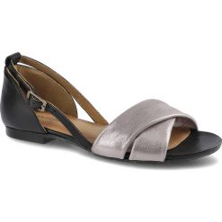 Czarne Sandały Maciejka Damskie Stylowe Buty. Czarne sandały Maciejka, bez wzorów, ze skóry, eleganckie, bez obcasa, na obcasie, bez zapięcia. W wyprzedaży za 211.65 zł.