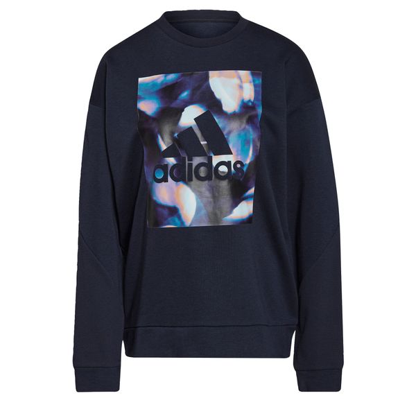 Bluza damska adidas U4U Soft Knit Swe. Niebieskie bluzy adidas, xs, bez wzorów, bez kaptura, na fitness i siłownię. Za 99.00 zł.