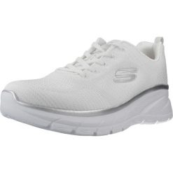 Buty SKECHERS FASHION FIT 2.0 MOONLIGHT Biały. Białe trekkingi Skechers, bez wzorów, z tkaniny, bez zapięcia, trekkingowe. Za 325.99 zł.